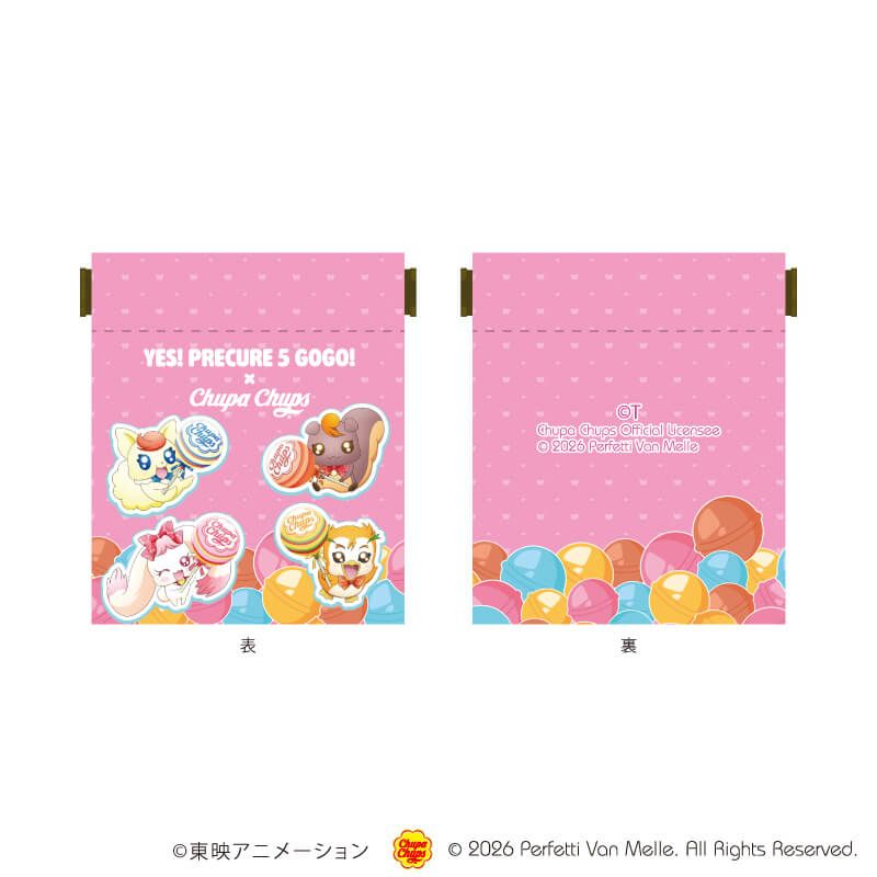 ばね口ポーチ「Yes！プリキュア５GoGo！×チュッパチャプス」01