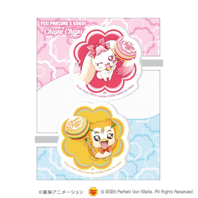 前髪クリップ2個セット「Yes！プリキュア５GoGo！×チュッパチャプス」05/ミルク＆シロップ