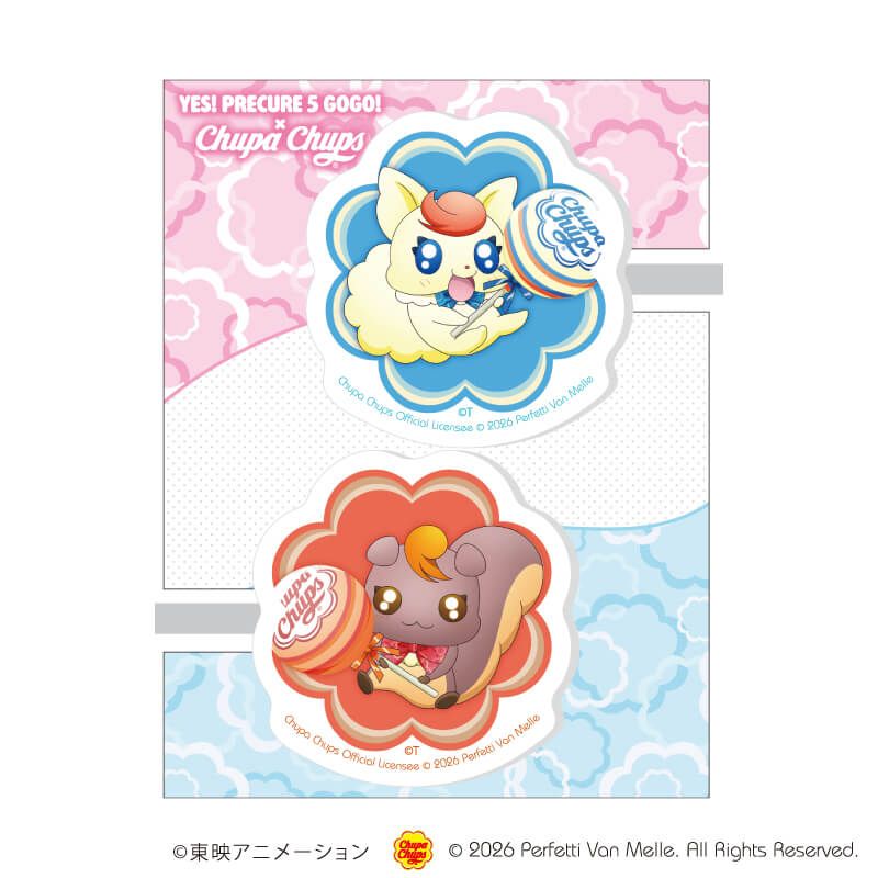 前髪クリップ2個セット「Yes！プリキュア５GoGo！×チュッパチャプス」04/ココ＆ナッツ
