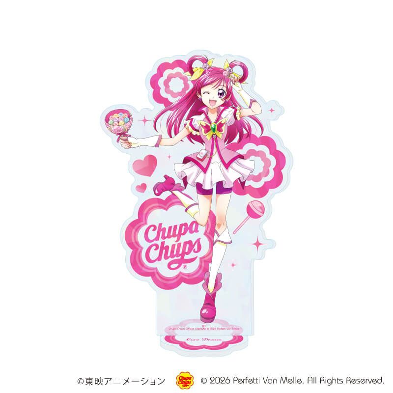 yes!プリキュア5gogo! アクリルスタンド 6点 ChupaChups ホログラムアクリルスタンド「Yes！プリキュア5GoGo！×チュッパ
