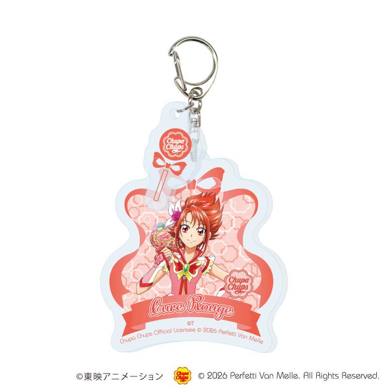 パーツ付きアクリルキーホルダー「Yes！プリキュア５GoGo！×チュッパチャプス」01/コンプリートセット(全6種)