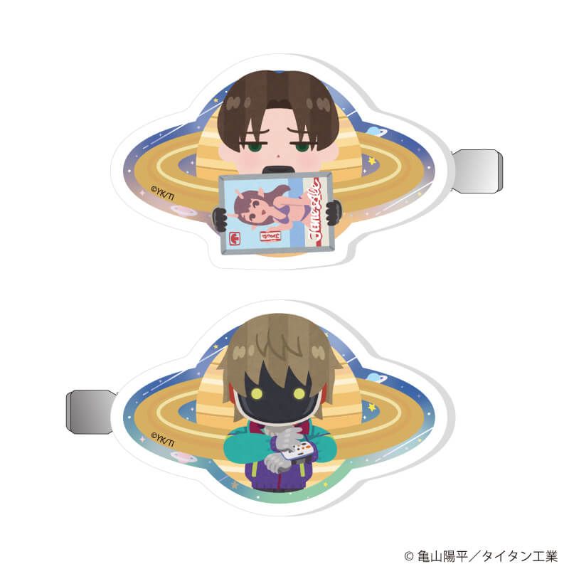 銀河特急 ミルキー☆サブウェイ×いらすとや 前髪クリップ2個セット カート&マックス