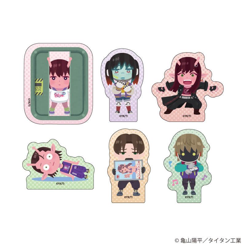 銀河特急 ミルキー☆サブウェイ×いらすとや フレークシール(6枚セット) 集合(6枚セット)