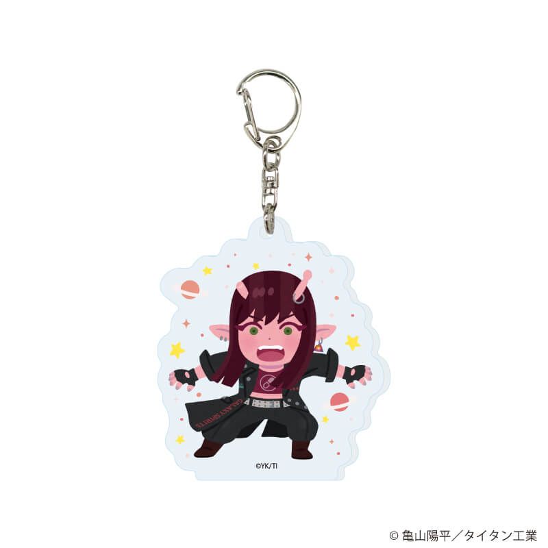 アクリルキーホルダー「TVアニメ『銀河特急 ミルキー☆サブウェイ』×いらすとや」01/コンプリートセット(全6種)(描き起こしイラスト)