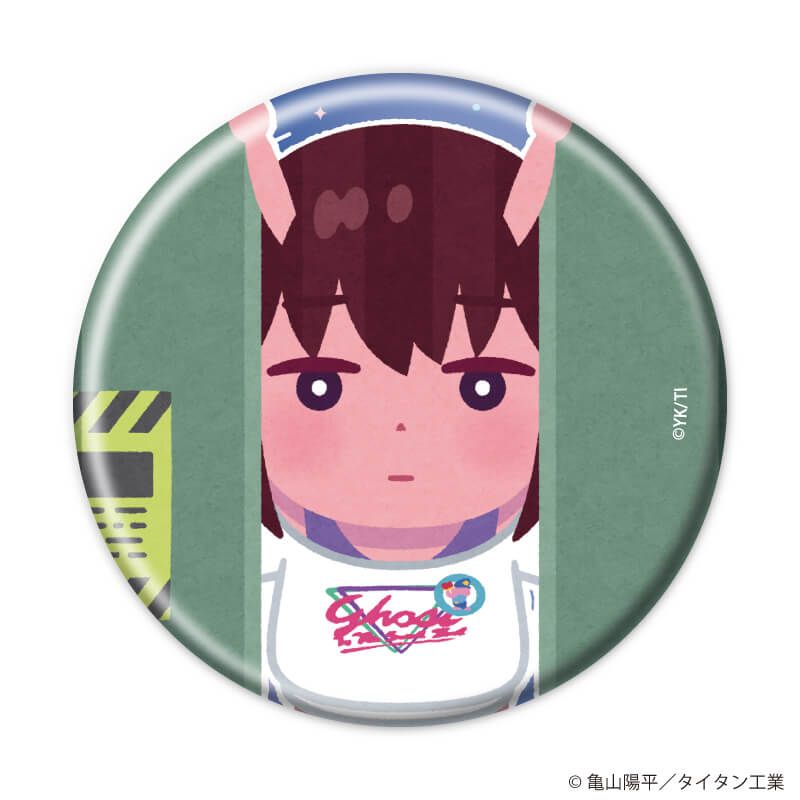 缶バッジ「TVアニメ『銀河特急 ミルキー☆サブウェイ』×いらすとや」01/ブラインド(6種)(描き起こしイラスト)