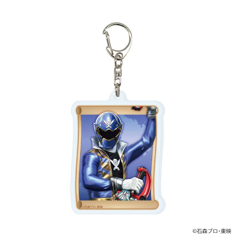 アクリルキーホルダー「海賊戦隊ゴーカイジャー」02/コンプリートセット(全6種)(描き起こしイラスト)