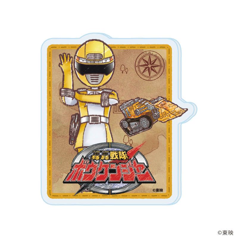 アクリルマグネット「轟轟戦隊ボウケンジャー」01/ブラインド(6種)(グラフアートイラスト)