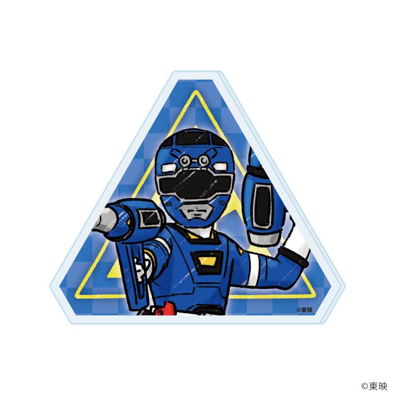 アクリルマグネット「激走戦隊カーレンジャー」01/コンプリートセット(全6種)(グラフアートイラスト)