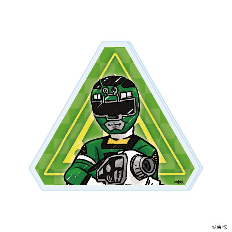 アクリルマグネット「激走戦隊カーレンジャー」01/コンプリートセット(全6種)(グラフアートイラスト)