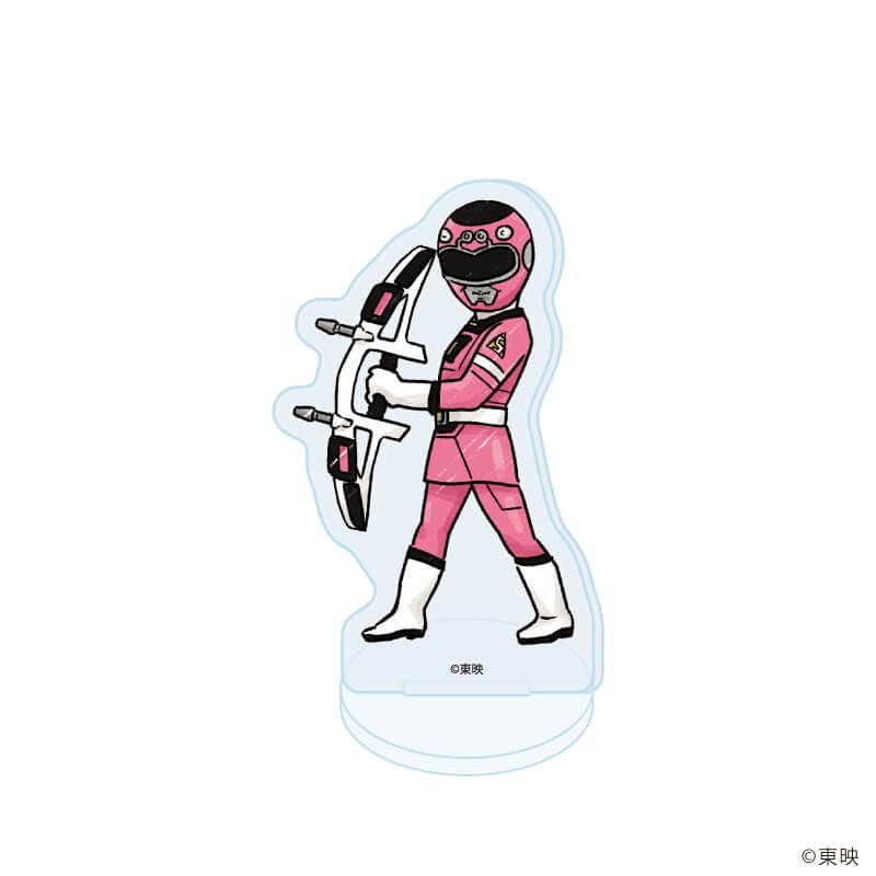 アクリルぷちスタンド「激走戦隊カーレンジャー」01/コンプリートセット(全6種)(グラフアートイラスト)