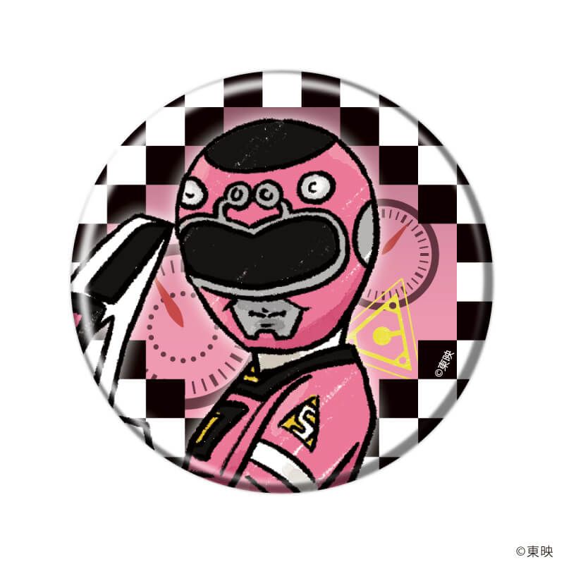 缶バッジ「激走戦隊カーレンジャー」01/ブラインド(6種)(グラフアートイラスト)