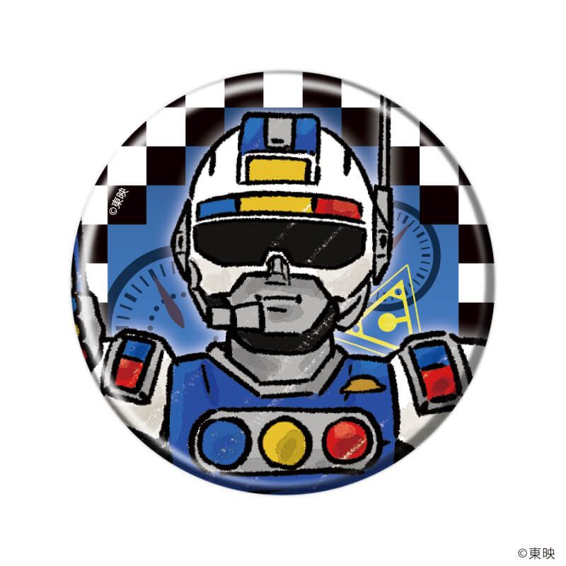 缶バッジ「激走戦隊カーレンジャー」01/ブラインド(6種)(グラフアートイラスト)