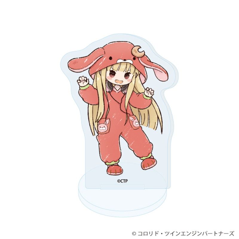 アクリルぷちスタンド「超かぐや姫！」02/ブラインド(8種) お泊まり会&着ぐるみパジャマ(グラフアートイラスト)