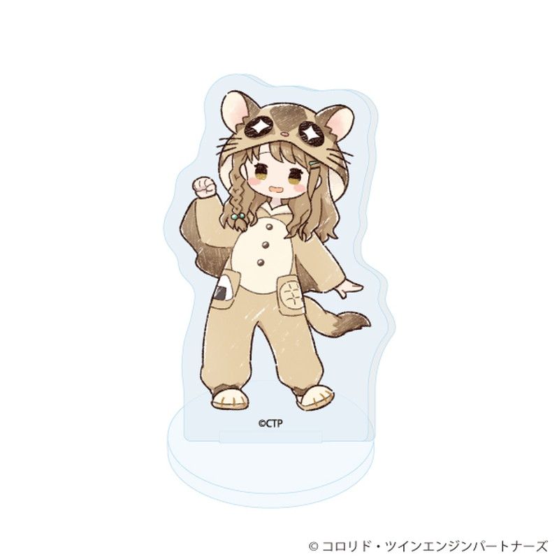 アクリルぷちスタンド「超かぐや姫！」02/ブラインド(8種) お泊まり会&着ぐるみパジャマ(グラフアートイラスト)