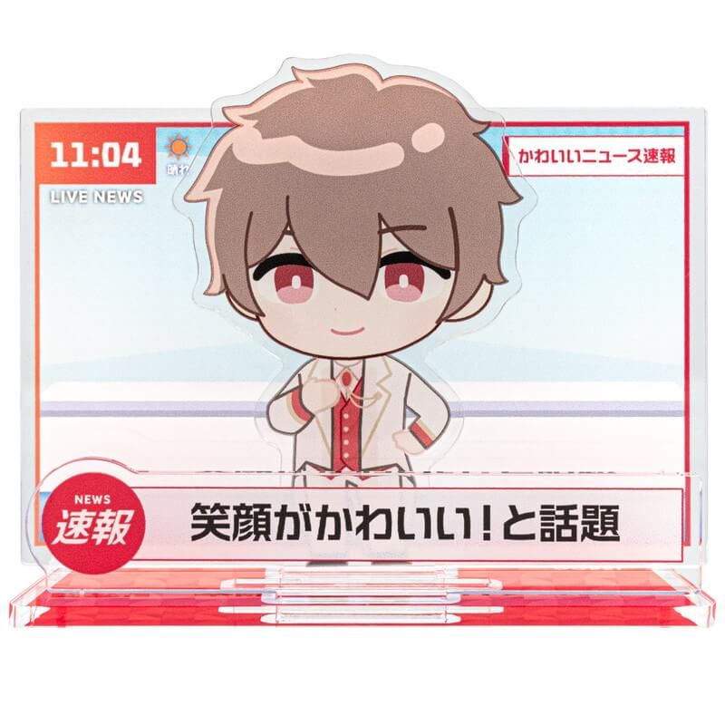 推し活背景ジオラマぷち75/ニュース(全人類、無事に沼落ち)【推し活】