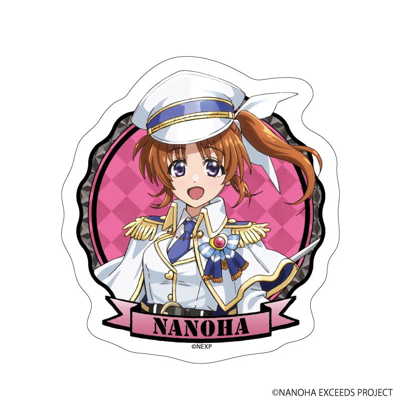 ダイカットステッカー「魔法少女リリカルなのは EXCEEDS Gun Blaze Vengeance」02/高町なのは ミリタリーVer.