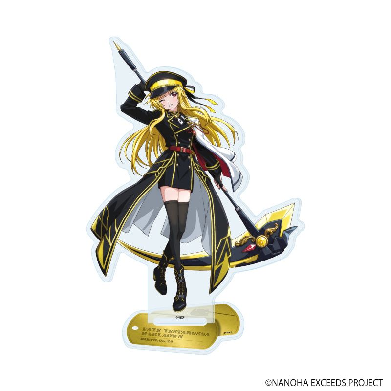 アクリルスタンド「魔法少女リリカルなのは EXCEEDS Gun Blaze Vengeance」16/フェイト・T・ハラオウン ミリタリーVer.