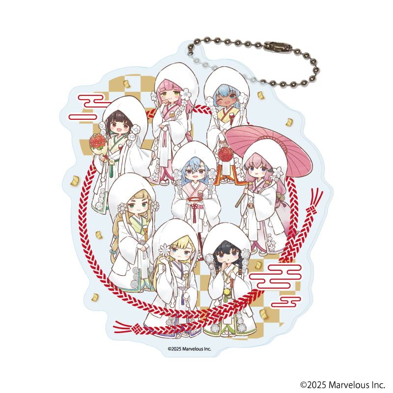デカアクリルキーホルダー「龍の国 ルーンファクトリー」02/結婚衣装ver.B(グラフアートイラスト)