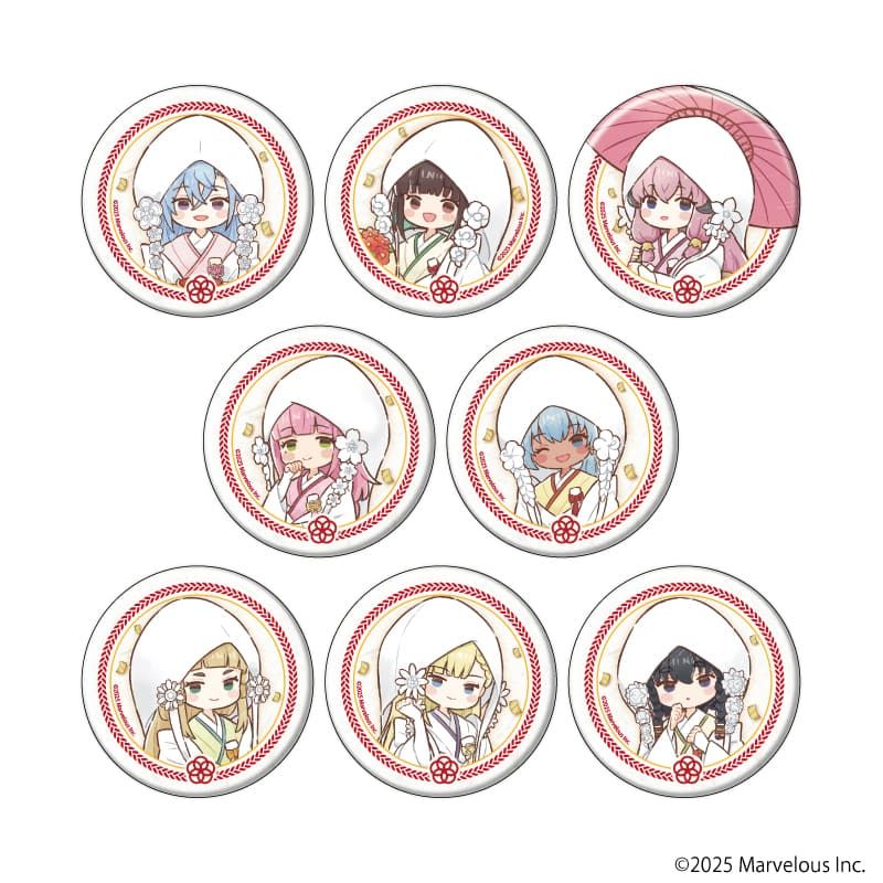 缶バッジ「龍の国 ルーンファクトリー」10/結婚衣装ver.ブラインド(8種)(グラフアートイラスト)