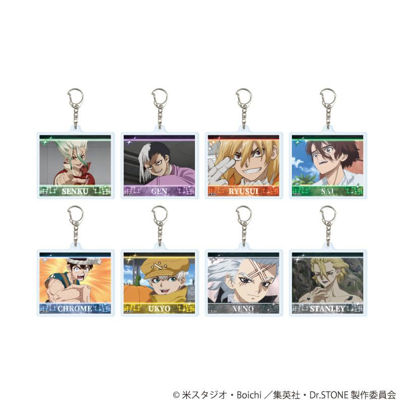 Dr.STONE トレーディングアクリルキーホルダー10（場面写イラスト） ブラインド／8種