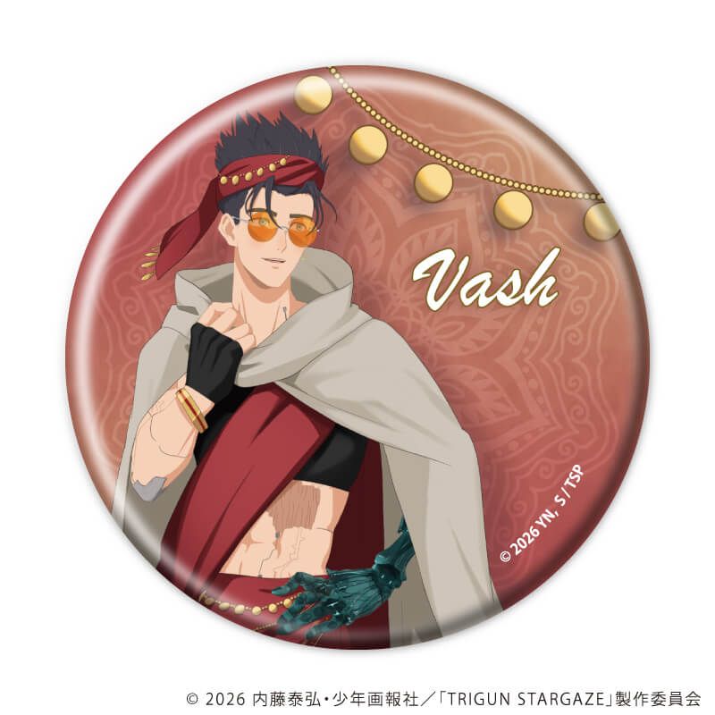 缶バッジ「TRIGUN STARGAZE」22/コンプリートセット(全5種)(描き下ろし