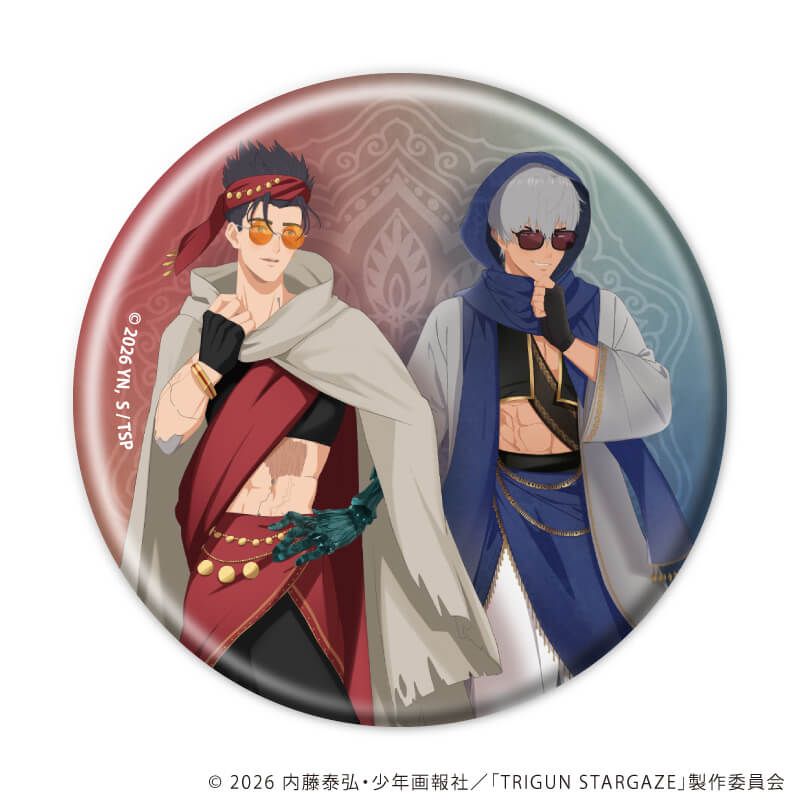 缶バッジ「TRIGUN STARGAZE」22/コンプリートセット(全5種)(描き下ろし