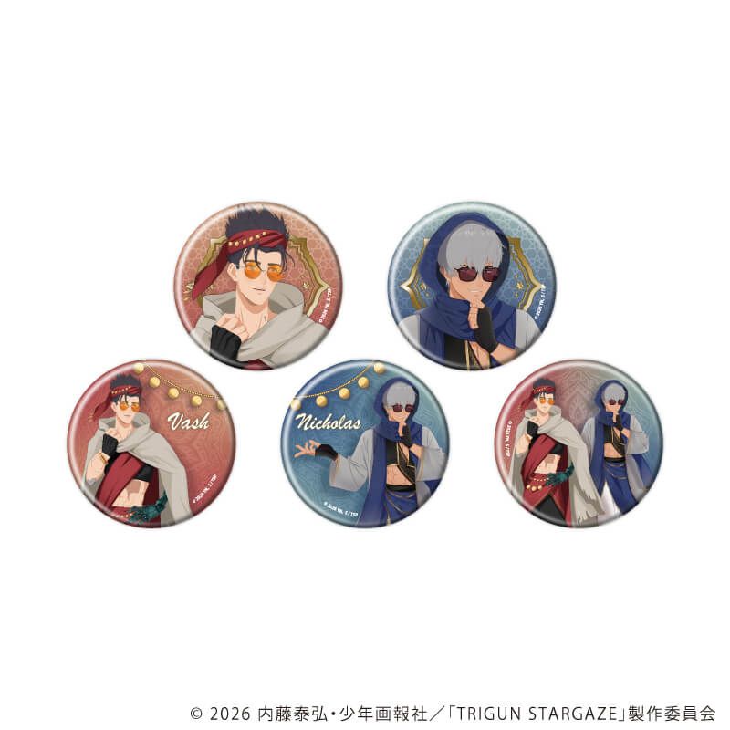 缶バッジ「TRIGUN STARGAZE」22/トレーディング(5種)(描き下ろし