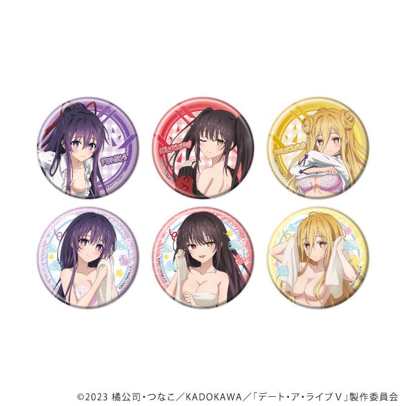 缶バッジ「デート・ア・ライブⅤ」03/コンプリートセット(全6種)(描き下ろしイラスト)