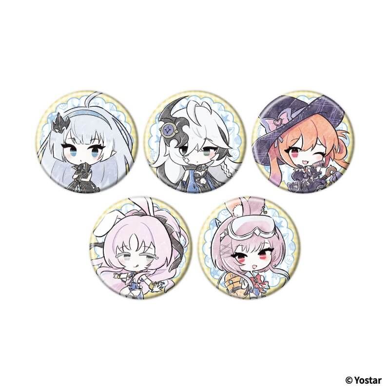 缶バッジ「ステラソラ」04/コンプリートセット(全5種)(グラフアートイラスト)