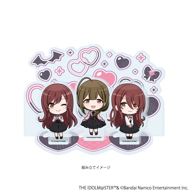 アイドルマスター シャイニーカラーズ ダークガーリーファッションver. アクリルジオラマ(ミニキャライラスト) アルストロメリア