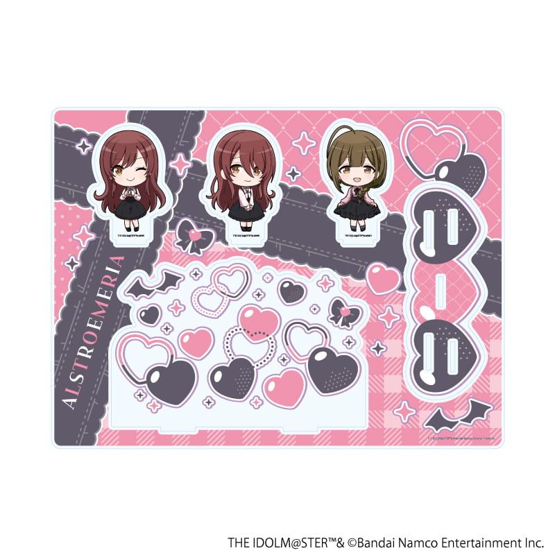 アクリルジオラマ「アイドルマスター シャイニーカラーズ」14/283プロ アルストロメリア ダークガーリーファッションver.(ミニキャライラスト)