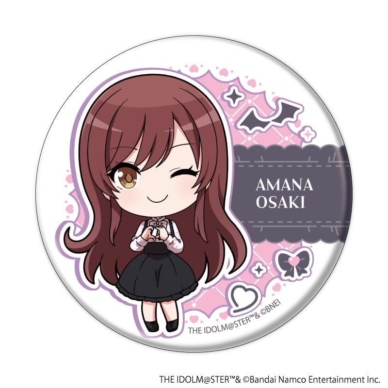 缶バッジ「アイドルマスター シャイニーカラーズ」13/ダークガーリーファッションver. コンプリートセット(全10種)(ミニキャライラスト)