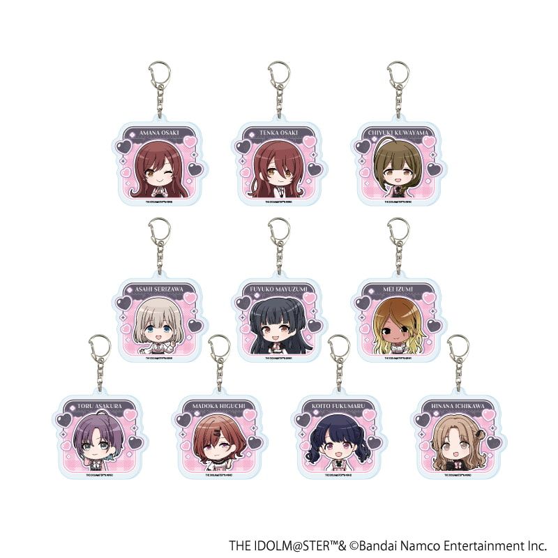 アイドルマスター シャイニーカラーズ ダークガーリーファッションver. トレーディングアクリルキーホルダー(ミニキャラ・全10種) トレーディング単品(10種)
