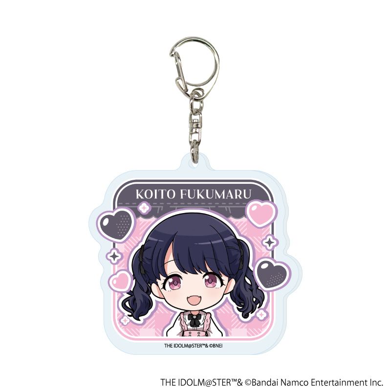 アクリルキーホルダー「アイドルマスター シャイニーカラーズ」04/ダークガーリーファッションver. トレーディング(10種)(ミニキャライラスト)