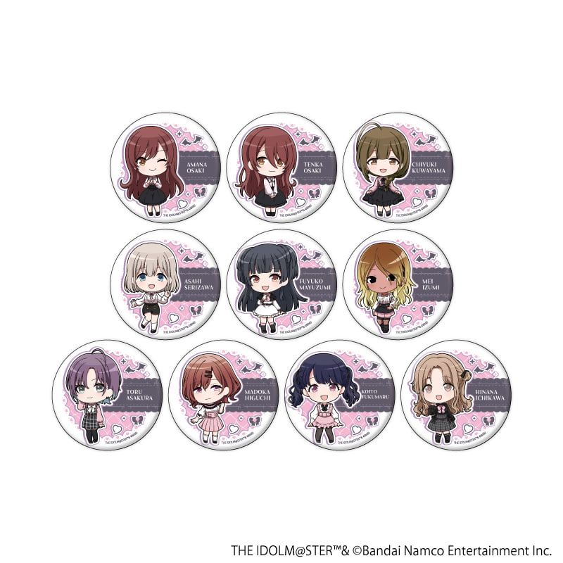 アイドルマスター シャイニーカラーズ ダークガーリーファッションver. トレーディング缶バッジ(ミニキャラ・全10種) トレーディング単品(10種)