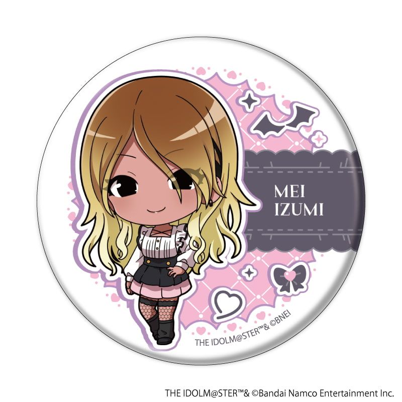 缶バッジ「アイドルマスター シャイニーカラーズ」13/ダークガーリーファッションver. トレーディング(10種)(ミニキャライラスト)