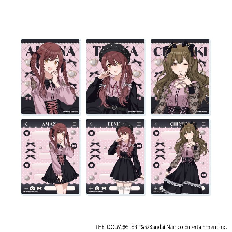 アイドルマスター シャイニーカラーズ ダークガーリーファッションver. トレーディングアクリルカード(描き下ろし・全6種) トレーディング単品(6種)