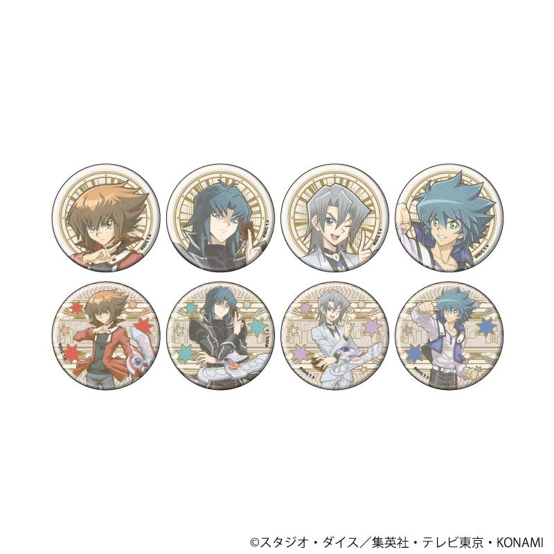 缶バッジ「遊☆戯☆王デュエルモンスターズGX」16/ブラインド(8種)(ANTRAITEイラスト)