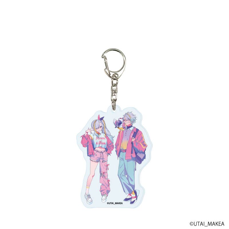アクリルキーホルダー「歌衣メイカ」02/ニューレトロ&たこ焼きver. コンプリートセット(全8種)(描き起こしイラスト)