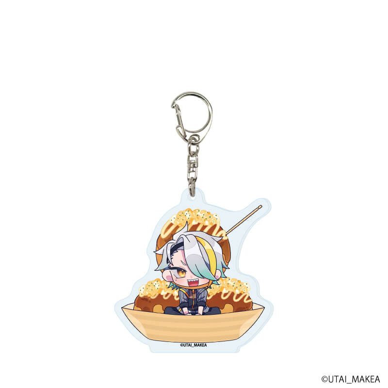 アクリルキーホルダー「歌衣メイカ」02/ニューレトロ&たこ焼きver. コンプリートセット(全8種)(描き起こしイラスト)