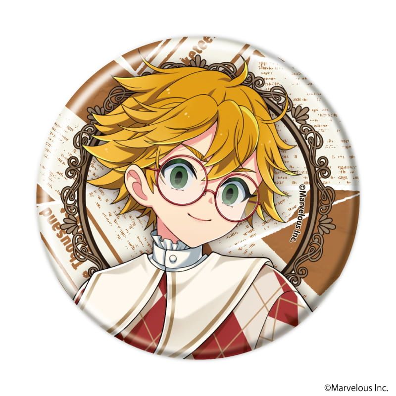 缶バッジ「千銃士:Rhodoknight」61/図書館ver. コンプリートセット(全8種)(描き下ろしイラスト)
