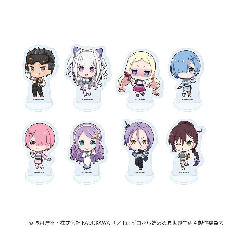 アクリルぷちスタンド「TVアニメ『Re:ゼロから始める異世界生活』」01/星空の探検衣装ver. ブラインド(8種)(ミニキャライラスト)