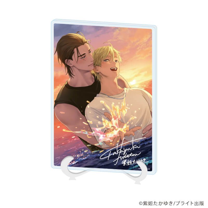 アクリルアートボード(A5サイズ)/海の向こう君のとなり(公式イラスト)
