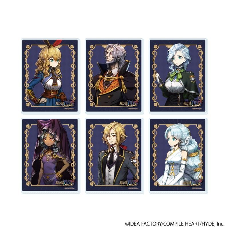 アクリルカード「魔法司書アリアナ ～七英傑の書～」01/コンプリートセット(全6種)(公式イラスト)