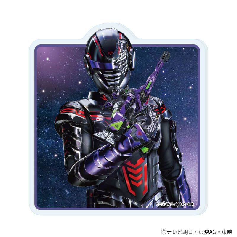 ダイカットアクリルコースター「超宇宙刑事ギャバン インフィニティ」05/デス・ギャバン(描き起こしイラスト)