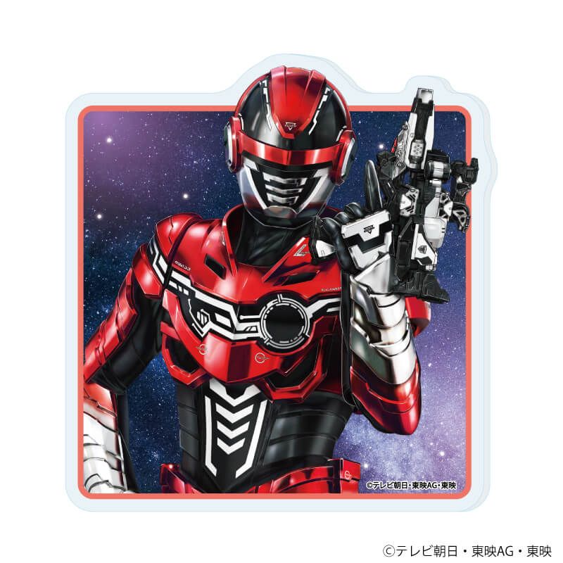 ダイカットアクリルコースター「超宇宙刑事ギャバン インフィニティ」01/ギャバン・インフィニティ(描き起こしイラスト)