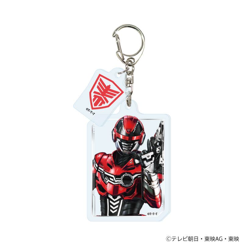 パーツ付きアクリルキーホルダー「超宇宙刑事ギャバン インフィニティ」01/コンプリートセット(全10種)(描き起こしイラスト)