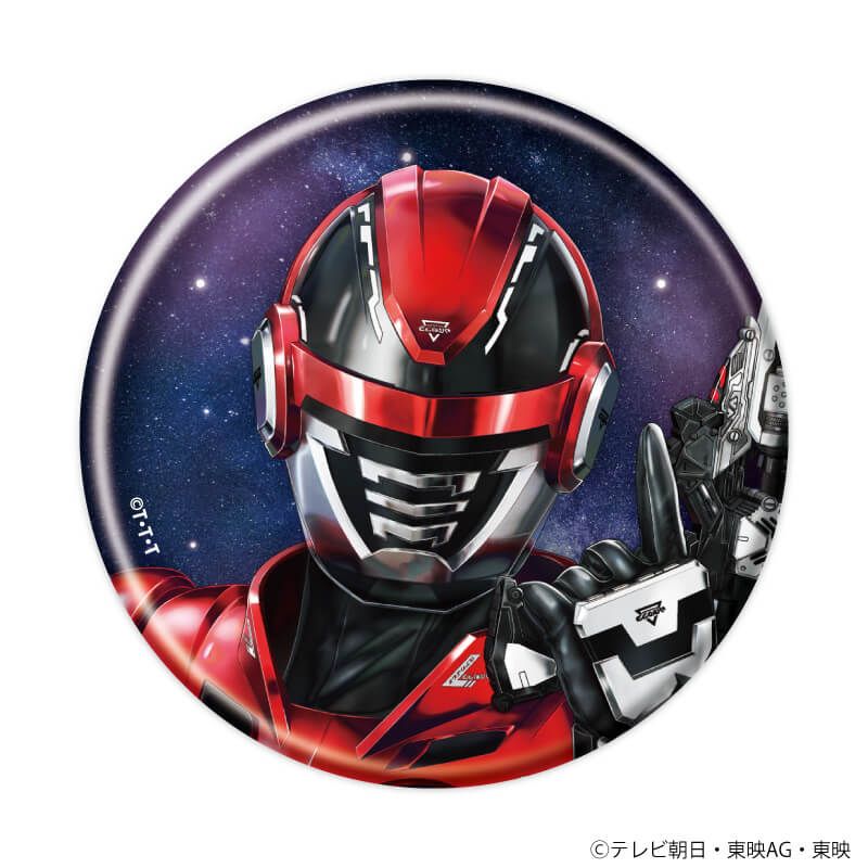 缶バッジ「超宇宙刑事ギャバン インフィニティ」02/コンプリートセット(全10種)(描き起こしイラスト)