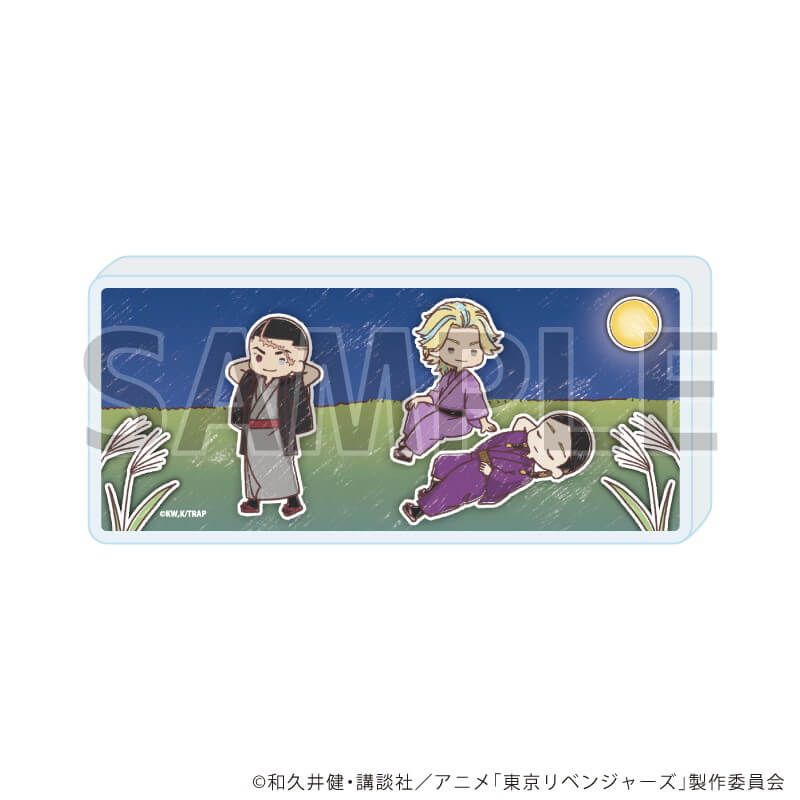 東京リベンジャーズ ミニアクリルブロック（月見ver.） 09／灰谷 蘭＆灰谷 竜胆＆鶴蝶