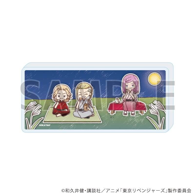 東京リベンジャーズ ミニアクリルブロック（月見ver.） 08／佐野 万次郎＆龍宮寺 堅＆三途 春千夜